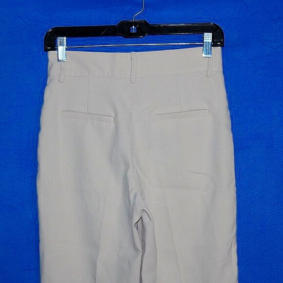 TANK GIRL Wide Leg Pants - Women's Size S - Tan/Beige - Cropped - Picture 6 of 9